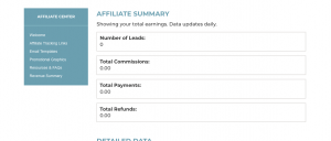 Affiliate Center